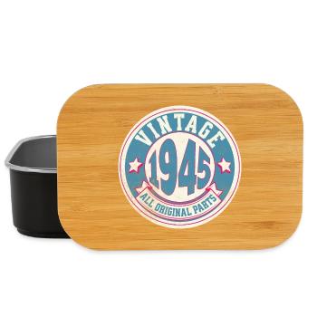 Design Vintage 1945 Alle Originalteile - Lunch Box - Schwarz - Vorne