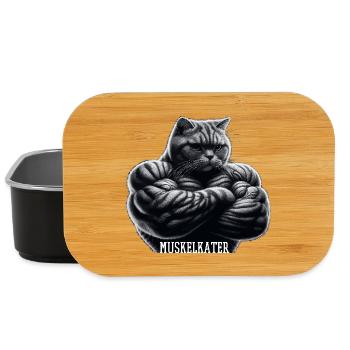 Muscles endoloris Gueule de bois Drôle Fitness Muscles Cadeau - Boîte à goûter - noir - Devant