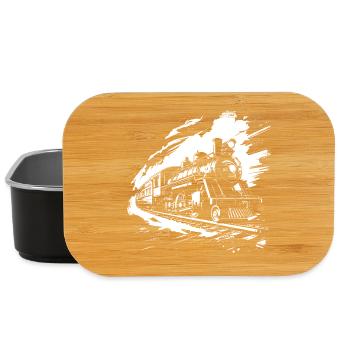 Railway Drawing - Lunch Box - black - Front