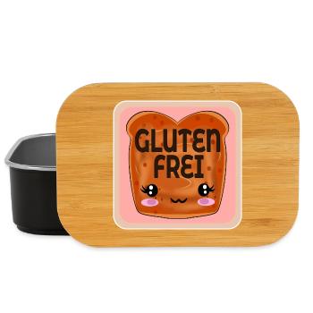 GLUTENUNVERTRÄGLICHKEIT GLUTENFREI ZÖLIAKIE - Lunch Box - Schwarz - Vorne