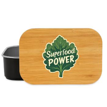 Superfood Power - Lunch Box - Schwarz - Vorne