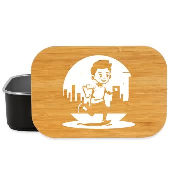 Marathon Junge - Lunch Box - Schwarz - Vorne
