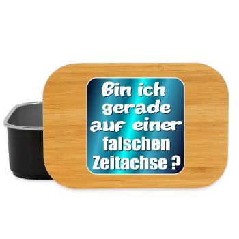 SIMULATION REALITÄT FALSCHE ZEITACHSE - Lunch Box - Schwarz - Vorne