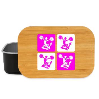 Conception de pom-pom girl - Boîte à goûter - noir - Devant