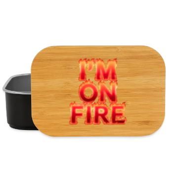Im on fire - Lunch Box - black - Front