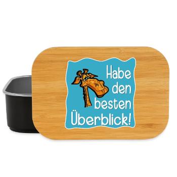GIRAFFE PROJEKT AUFGABEN - Lunch Box - Schwarz - Vorne