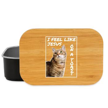 Jesus Katze - Lunch Box - Schwarz - Vorne