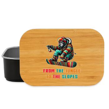 Gorilla Snowboard – Design - Lunch Box - Schwarz - Vorne