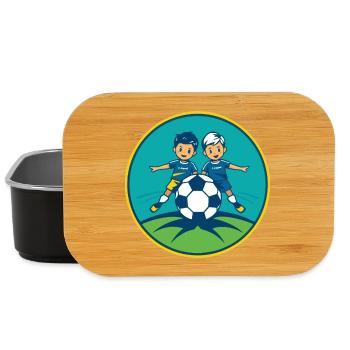 Football F-Youth - Lunch Box - black - Front