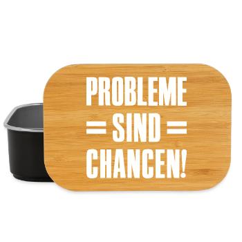 Problems Are Opportunities Founders Entrepreneurs Startup - Lunch Box - black - Front