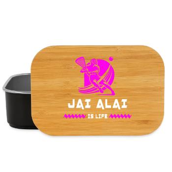 Jai Alai est vivant - Boîte à goûter - noir - Devant