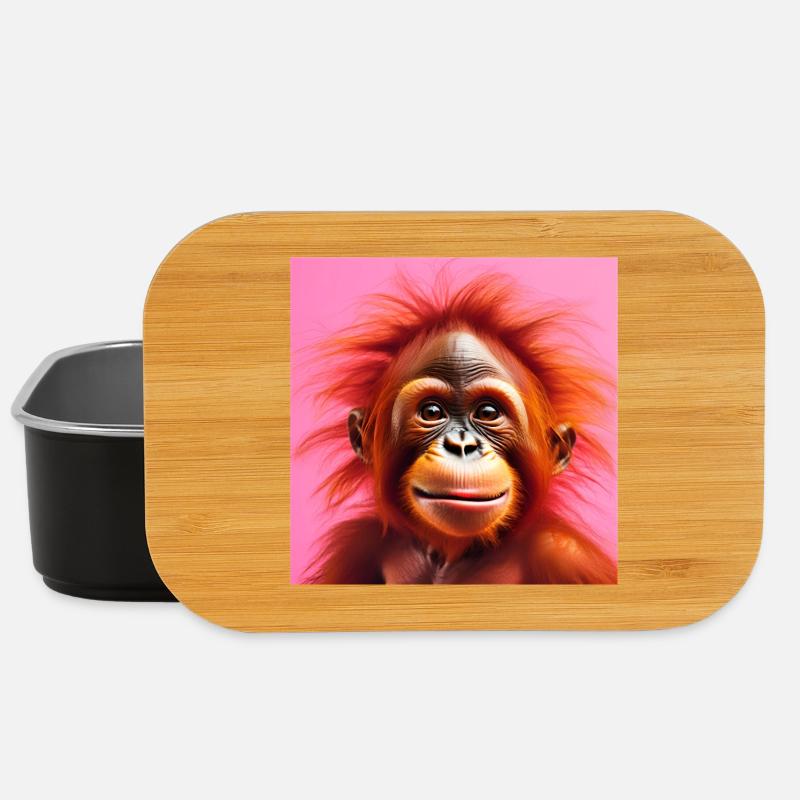 Orang-Utan, Primat, Affe - Lunch Box - Schwarz
