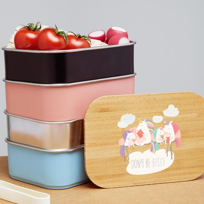 Einhorn don't be basic statement Lunch Box