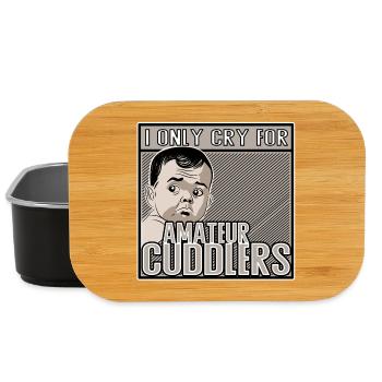 I Only Cry at Amateur Cuddlers - Lunch Box - Schwarz - Vorne