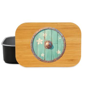 Wikinger-Schild - Lunch Box - Schwarz - Vorne