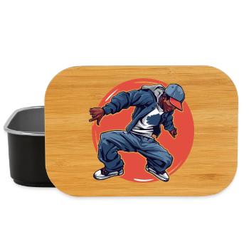 Breakdancing - Lunch Box - Schwarz - Vorne
