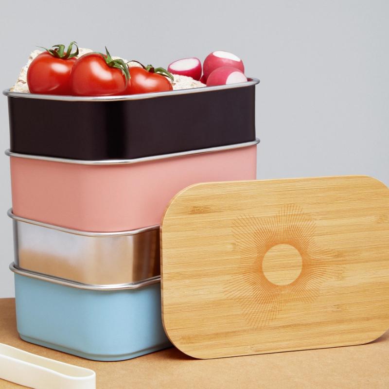 Solar Eclipse Geometric Design Lunch Box
