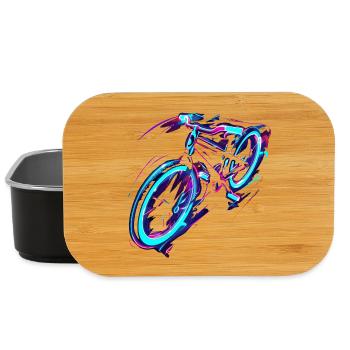 Fahrrad Vaporwave - Lunch Box - Schwarz - Vorne