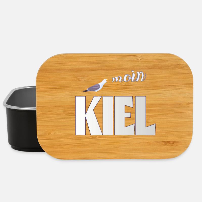 Kiel Möwe & Moin Design - Lunch Box - Schwarz