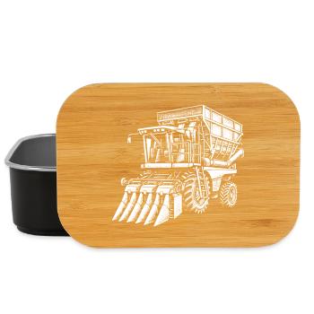 Erntemaschine Baumwolle - Lunch Box - Schwarz - Vorne