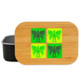Soldier Angel Design - Lunch Box - black - Front