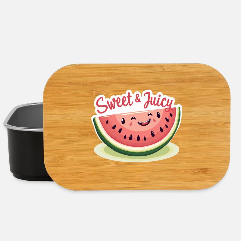Süße saftige Frucht-Vibes - Lunch Box - Schwarz