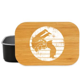Judoka Drawing - Lunch Box - black - Front
