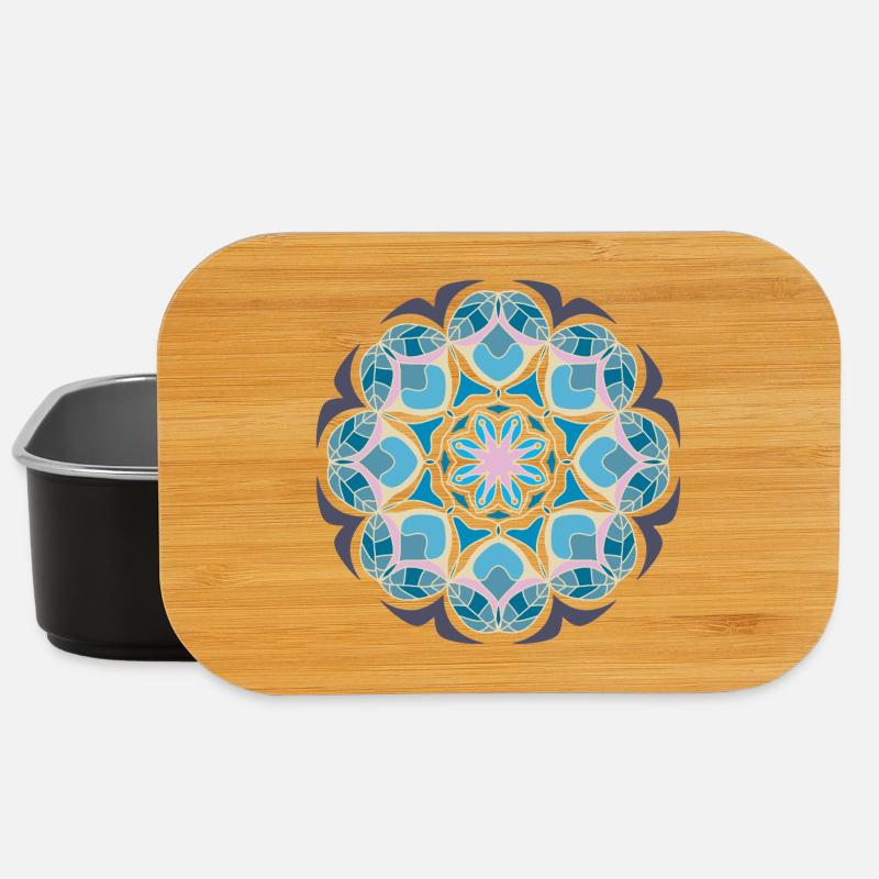 Journée plage Mandala - Boîte à goûter - noir