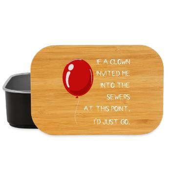 Invitation from the clown - Lunch Box - black - Front