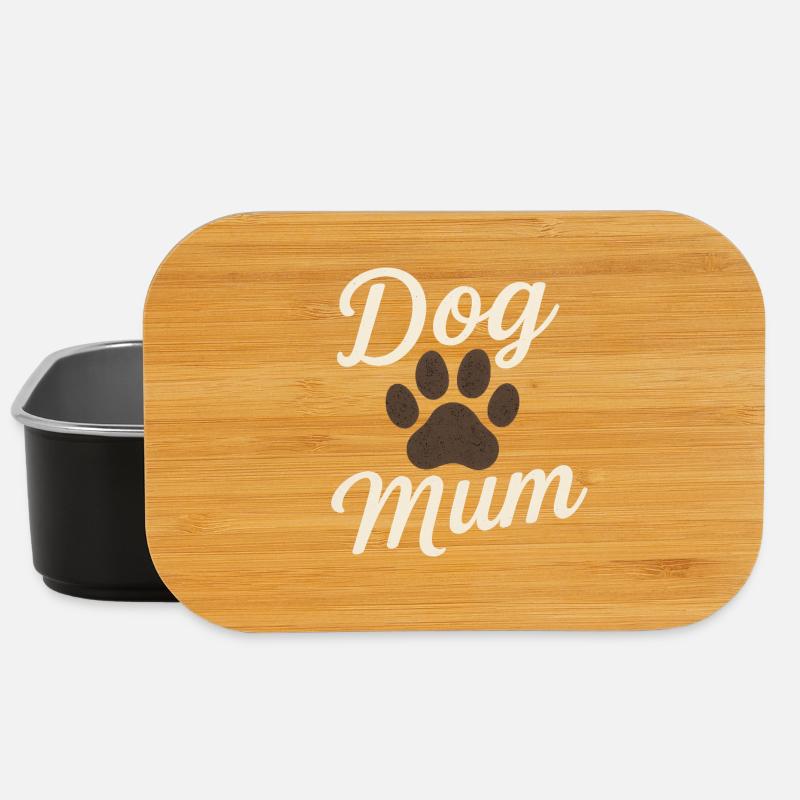 Dog mum - Lunch Box - Schwarz