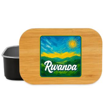 Ruanda – Die grüne Schönheit Afrikas - Lunch Box - Schwarz - Vorne