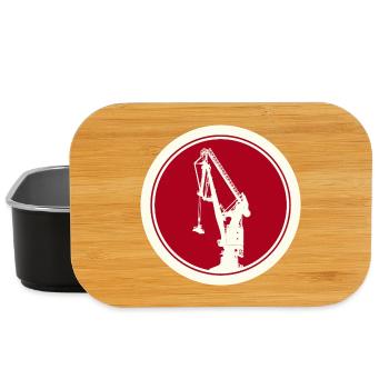 Hafenkran Silhouette 04 - Lunch Box - Schwarz - Vorne