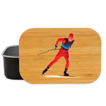 Ski de fond - Boîte à goûter - noir - Devant