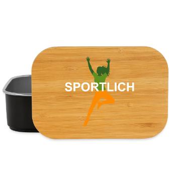 Lebendige Sportliche Sprung-Design - Lunch Box - Schwarz - Vorne