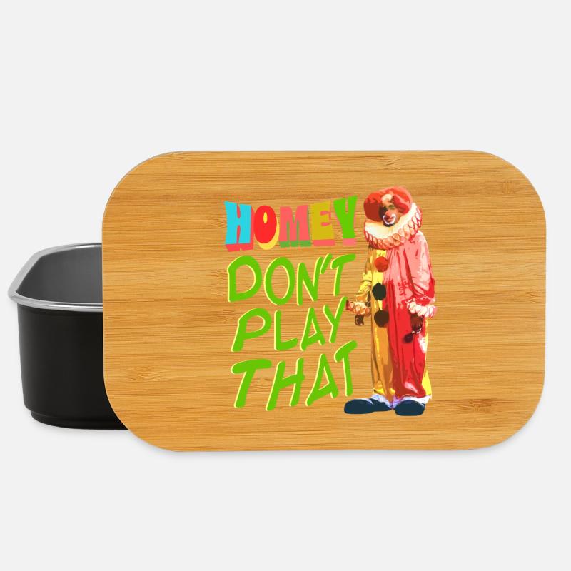 Heimelig spielt das nicht. Homey der Clown Meme - Lunch Box - Schwarz