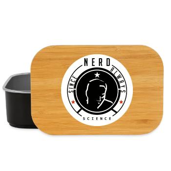 Nerd Science Logo T-Shirt - Lunch Box - black - Front