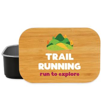 Trail Running - Run to Explore - Lunch Box - black - Front
