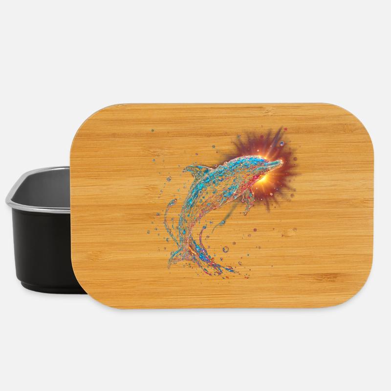 Delfin - Lunch Box - Schwarz