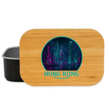 Hong Kong Souvenir Cyberpunk - Lunch Box - Schwarz - Vorne