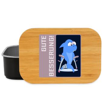 FUß BEIN GUTE BESSERUNG - Lunch Box - Schwarz - Vorne