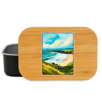Dingle-Halbinsel Irland Reiseplakat Stadtbild - Lunch Box - Schwarz - Vorne