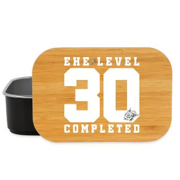 30e anniversaire de mariage - Boîte à goûter - noir - Devant