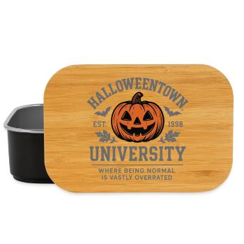 Halloweentown University - Halloween Design Motif - Lunch Box - black - Front