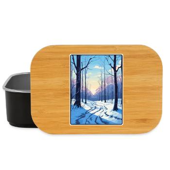Vienna Woods Austria Reiseplakat Cityscape WPA - Lunch Box - Schwarz - Vorne