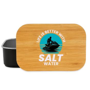 Life Is Better With Salt Water  - Lunch Box - black - Front