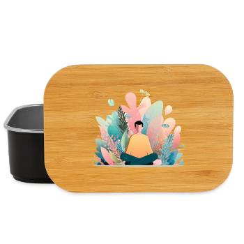 Self Care Club – Calm in chaos - Lunch Box - black - Front