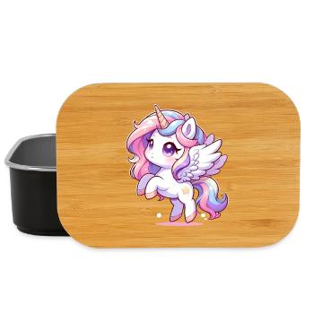 Magisches Einhorn - Lunch Box - Schwarz - Vorne