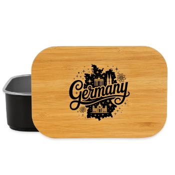 Deutschland - Souvenir-Design - Lunch Box - Schwarz - Vorne