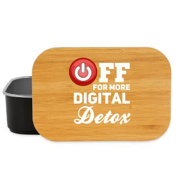 Digital Detox Off - Lunch Box - Schwarz - Vorne