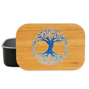 Celtic Tree of Life and the Universe - Lunch Box - black - Front